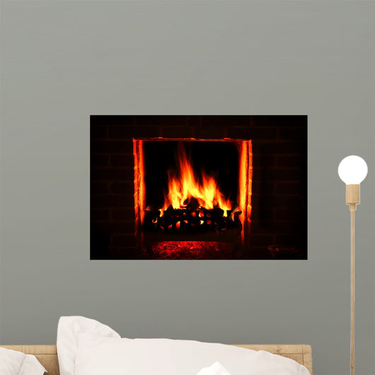 Roaring Fire Wall Mural