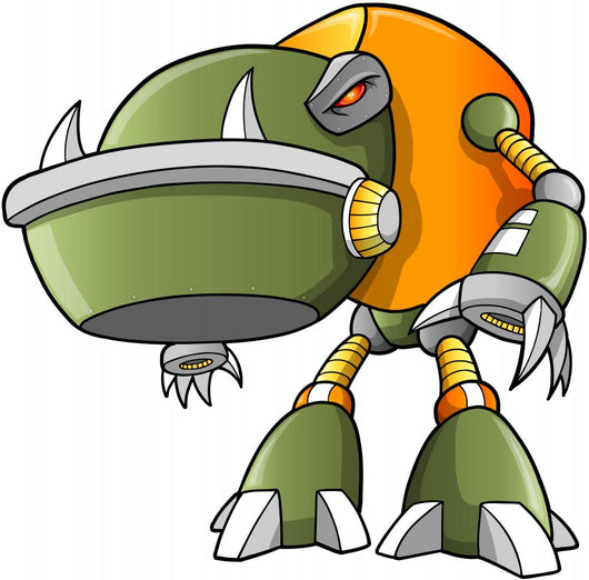 Massive Warrior Robot Cyborg