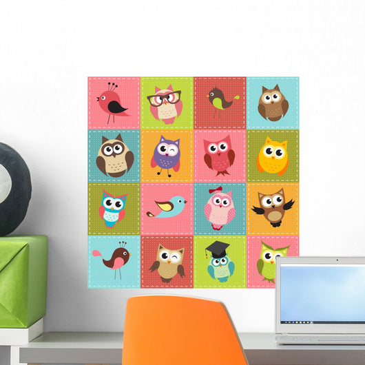 Patchwork with Owls