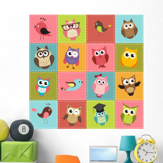 Patchwork with Owls