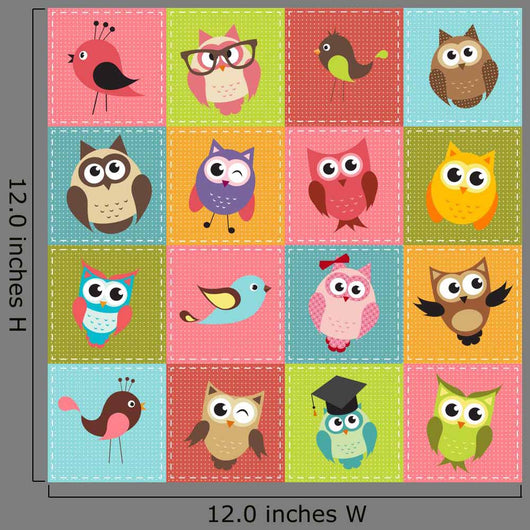 Patchwork with Owls