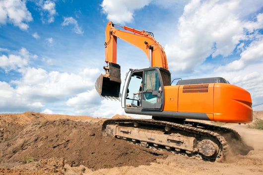 Excavator Moves with Raised
