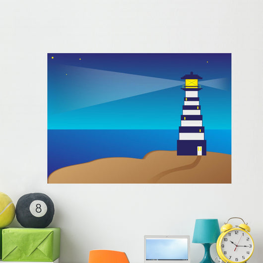 Lighthouse Silhouette Night