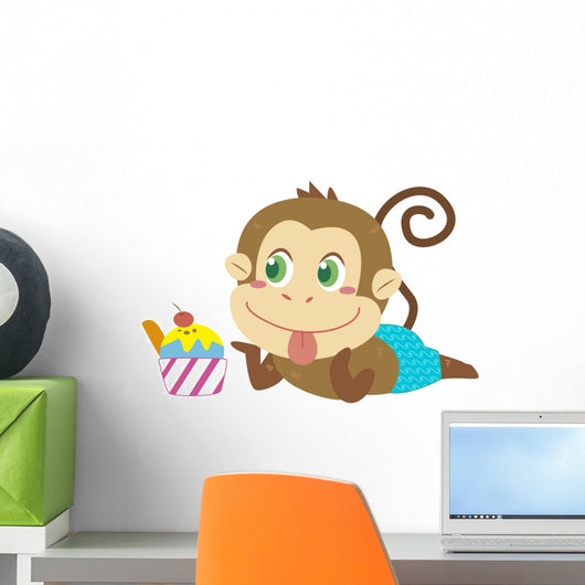 Monkey's Beach Activities Wall Decal
