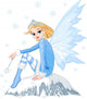 Winter fairy Wall Decal