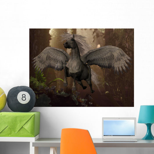 Flying Pegasus Wall Mural