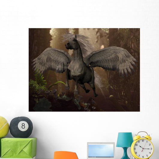 Flying Pegasus Wall Mural