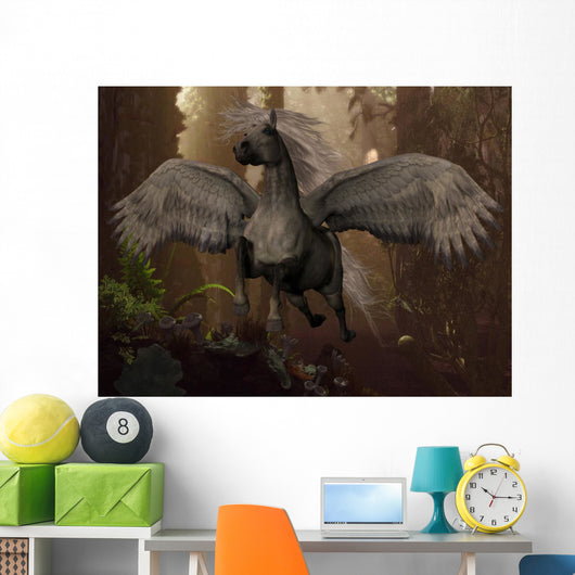 Flying Pegasus Wall Mural