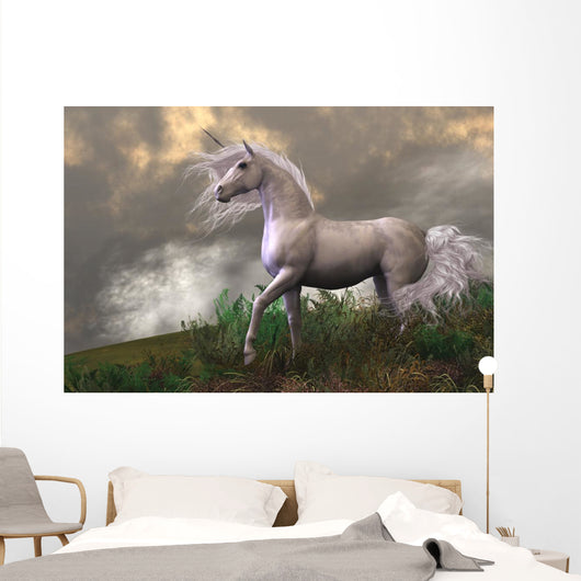 White Unicorn Stallion