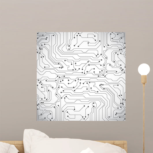 Microchip Background Eps10 Vector