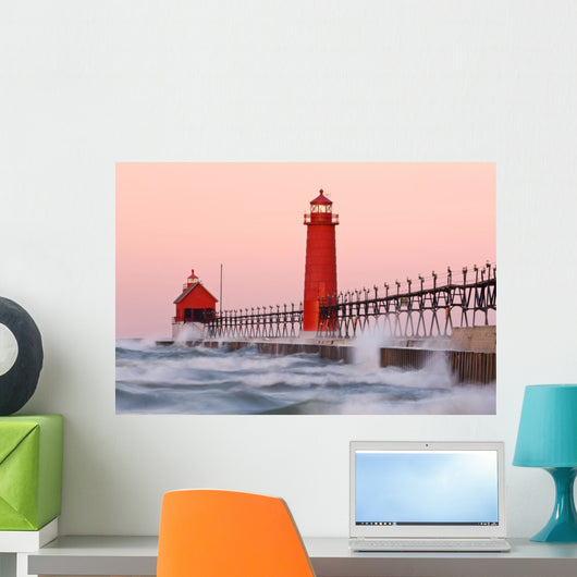 Grand Haven Lighthouse Wall Mural