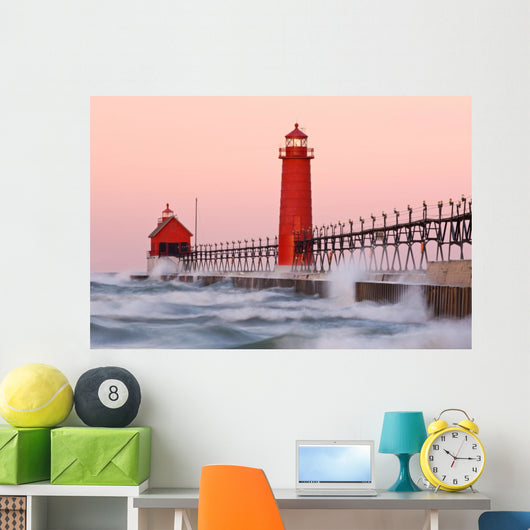 Grand Haven Lighthouse Wall Mural
