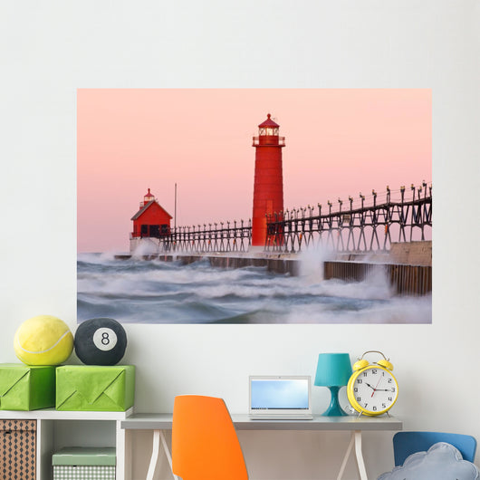 Grand Haven Lighthouse Wall Mural