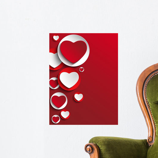 Valentine Day Heart White