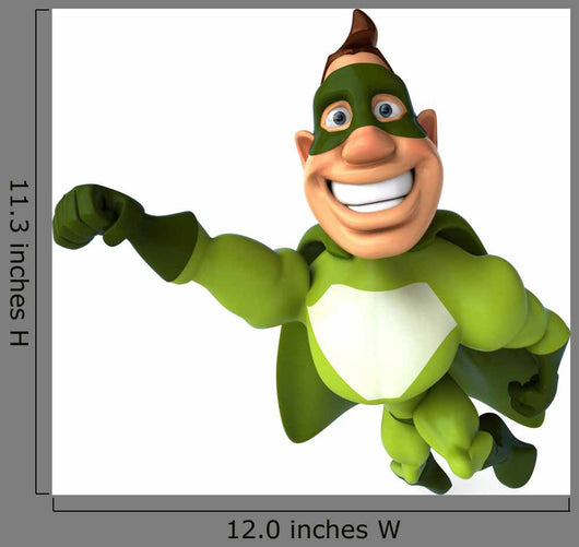 Fun Superhero Wall Mural