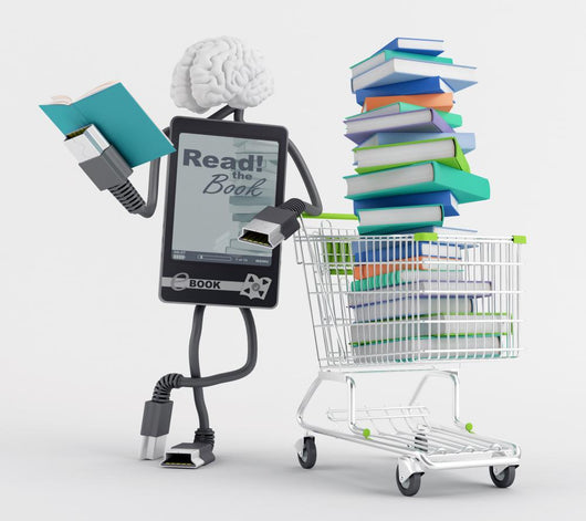 E-book Shopping Wall Mural