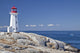 Peggy's Cove lighthouse, Nova Scotia, Canada. Wall Mural