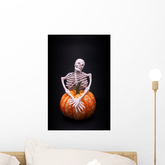 Skeleton and Pumpkin