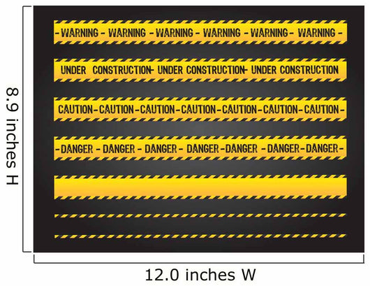 Caution lines Wall Mural