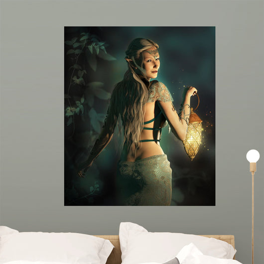 Follow Me into Woodland Wall Mural