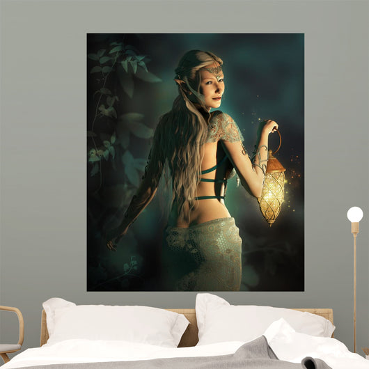 Follow Me into Woodland Wall Mural