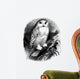 Bird Snow Owl Strix Wall Decal