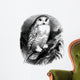 A Bird : Snow Owl (Strix Nyctea) Wall Decal