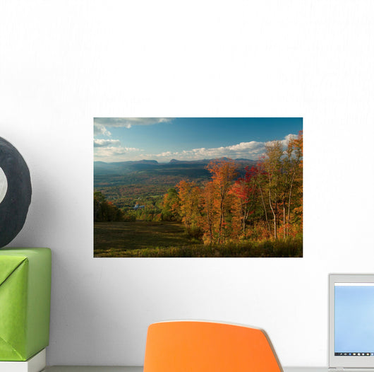 Smugglers Notch from Mt Burke, VT Wall Mural