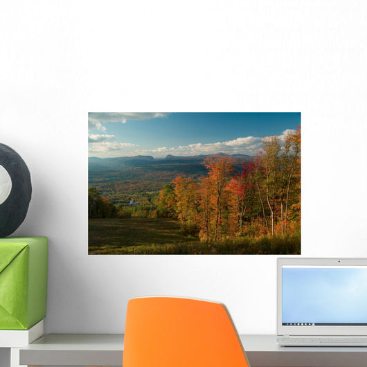 Smugglers Notch from Mt Burke, VT Wall Mural