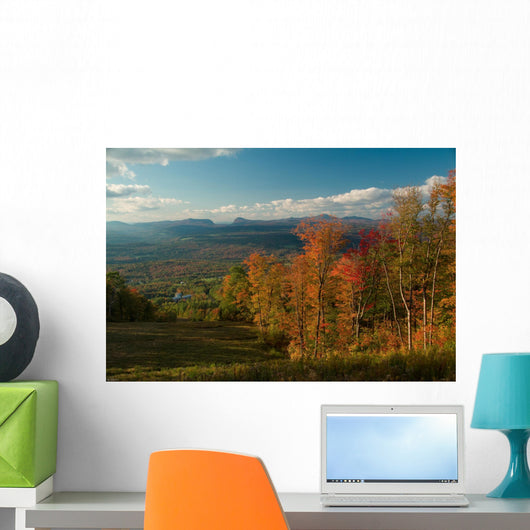 Smugglers Notch from Mt Burke, VT Wall Mural