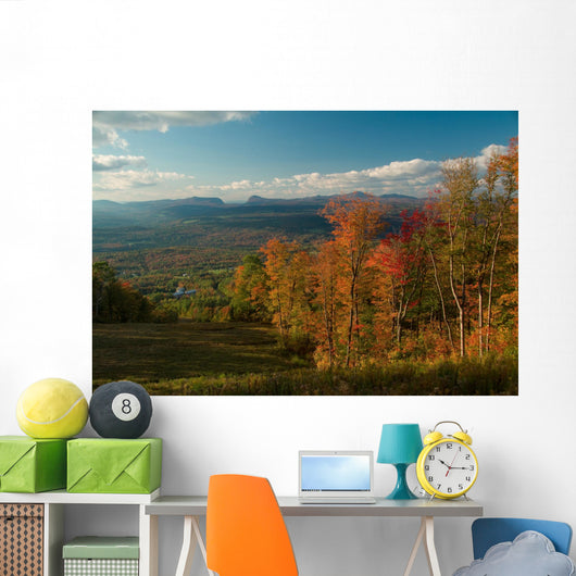 Smugglers Notch from Mt Burke, VT Wall Mural