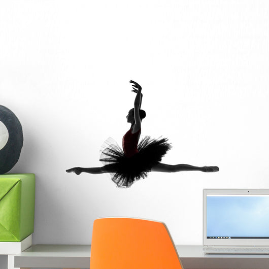 Young Woman Ballerina Ballet Wall Decal