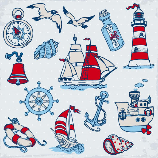 Nautical Sea Design Elements