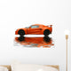 Orange Reflecting Sportcar