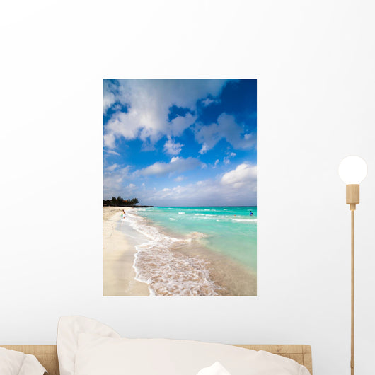 Caribbean Beach with Blue