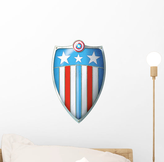 Coat of Arms of Captain America Shield Wall Decal