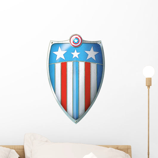 Coat of Arms of Captain America Shield Wall Decal