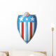 Coat of Arms of Captain America Shield Wall Decal