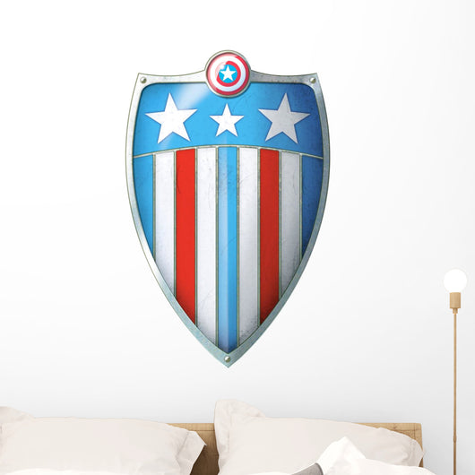 Coat of Arms of Captain America Shield Wall Decal