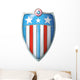 Coat of Arms of Captain America Shield Wall Decal