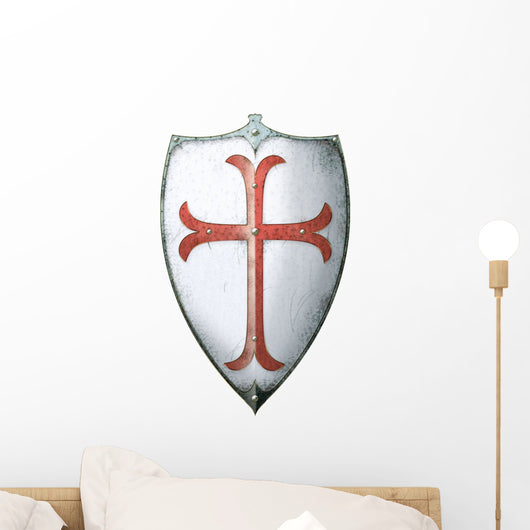 Schild Wappen Tenpelritter Wall Mural
