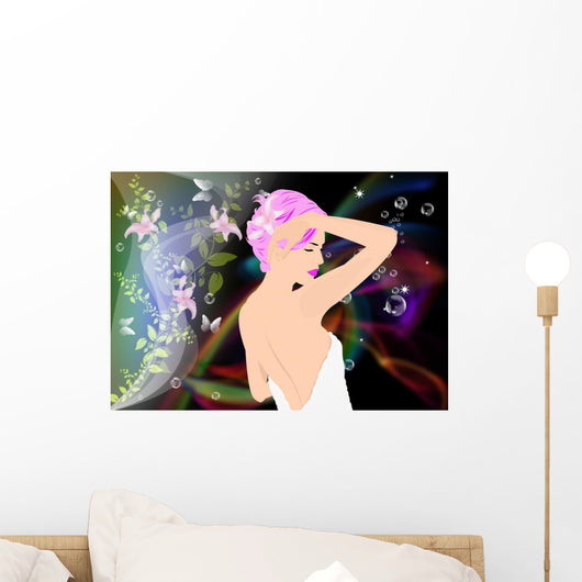 Hygiene Female Body Spa Wall Mural