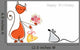 Happy Birthday Cat Congratulates