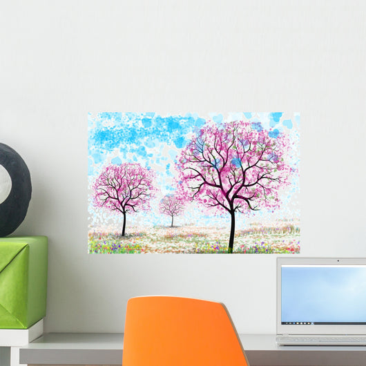 Nature Heart Wall Mural