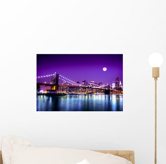 Brooklyn Bridge and Nyc Wall Decal