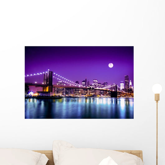 Brooklyn Bridge and Nyc Wall Decal