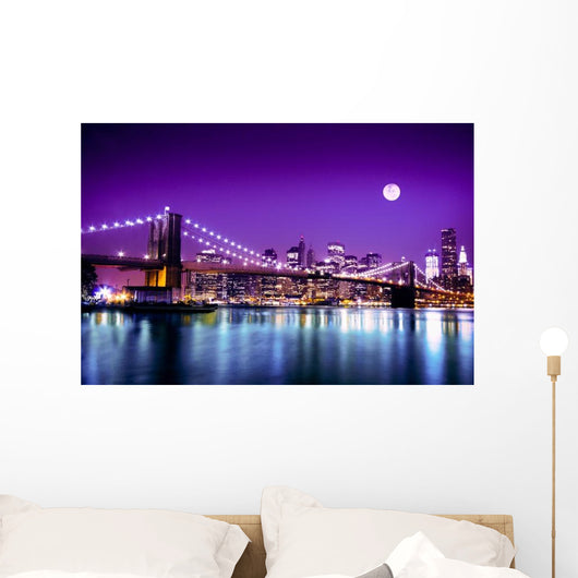 Brooklyn Bridge and Nyc Wall Decal