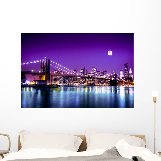 Brooklyn Bridge and Nyc Wall Decal