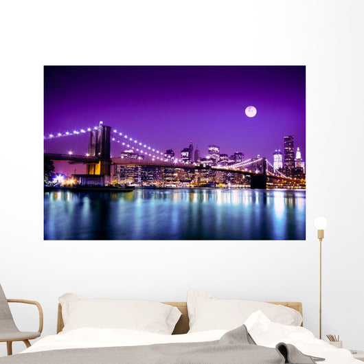 Brooklyn Bridge and Nyc Wall Decal