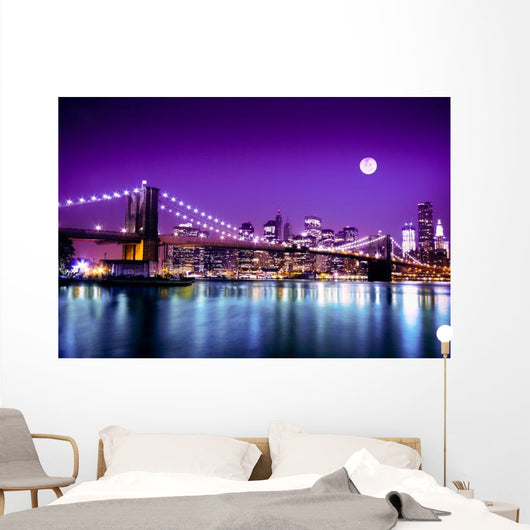 Brooklyn Bridge and Nyc Wall Decal